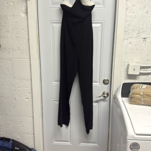 Black Halter Neck Jumpsuit SUPERDOWN Size Medium Pants Suit Size Medium - Picture 12 of 12